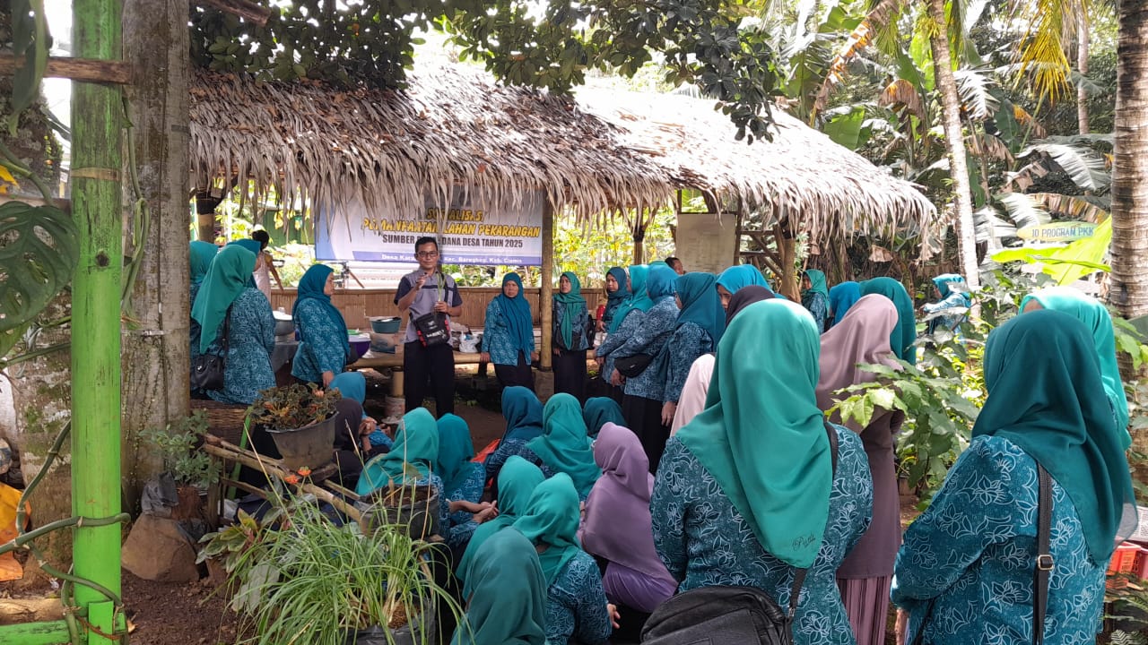 Pemerintah Desa Karangampel Gelar Kegiatan Sosialisasi Pemanfaatan Lahan Pekarangan Bersumber dari Dana Desa 2025